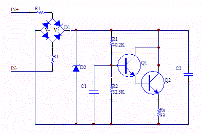 Gyrator - DC Holding Circuit