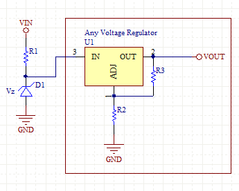 High Voltage Regulator Schematic