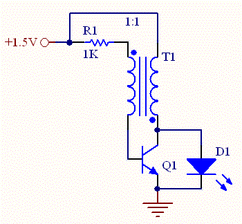 Joule Thief Schematic